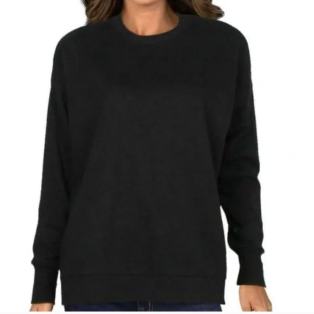 We Wore What / Danielle Bernstein Oversized Chunky Crewneck Sweater